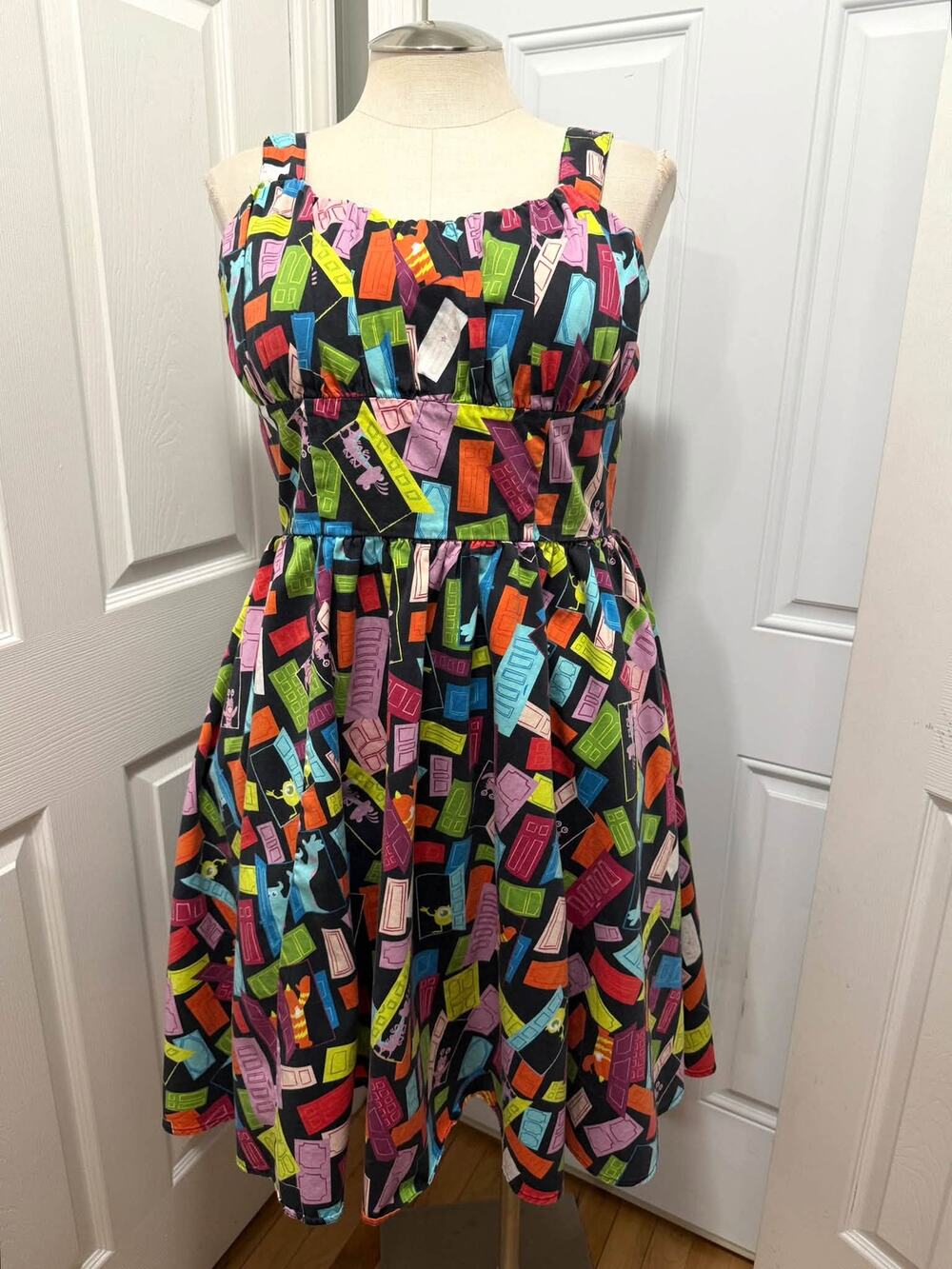 Disney Parks Dress Shop Pixar Monsters Inc Swing Pin Up Dress Size XL Rare